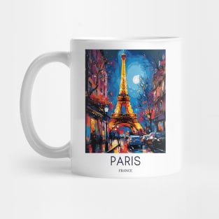 Paris Eiffel Tower  Pop Art France Mug